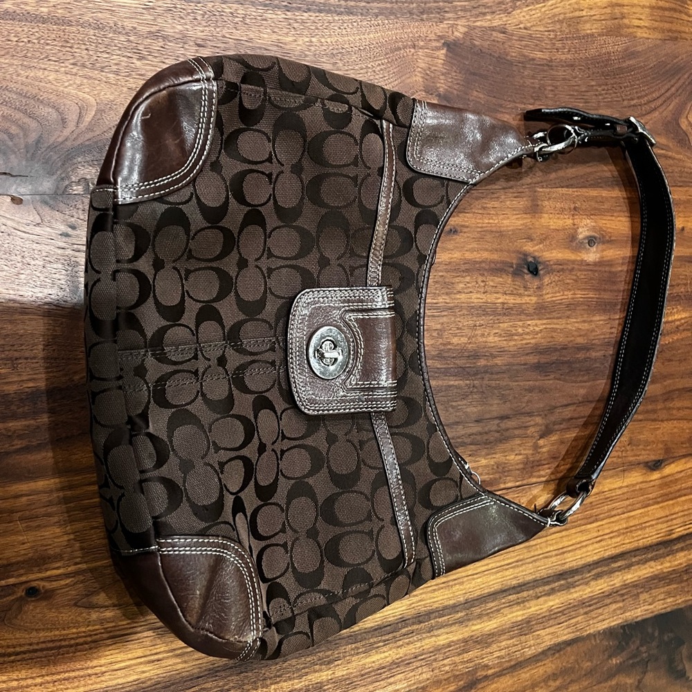 Coach purse, well loved